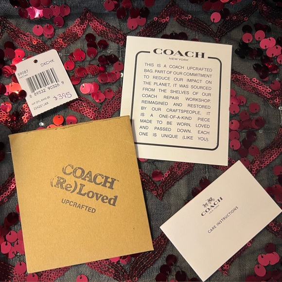 Coach 2017 (RE)LOVED Tea Rose Swagger 20 Shoulder Crossbody Upcrafted by COACH - Picture 15 of 16